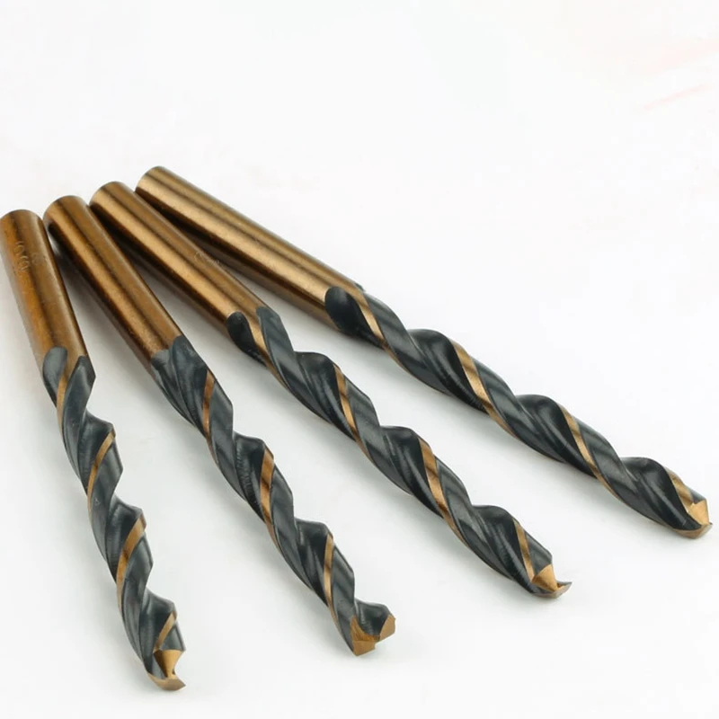 Twist Drill Bit High Speed Steel 4341 Straight Shank Drill Bit For Electric Hand Drill And Bench Drill
