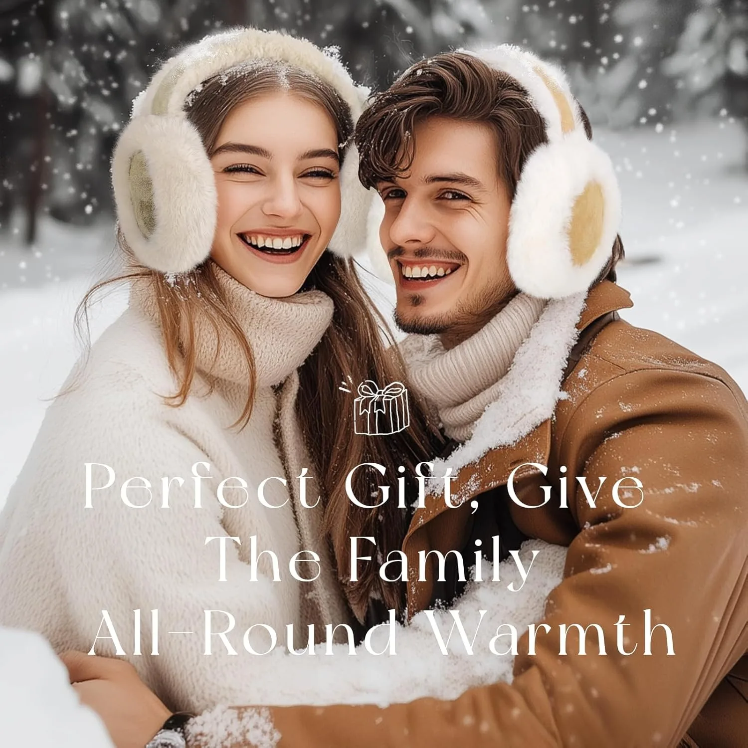 Women Suede Plush Earmuffs Wool Solid Plush Warm Outdoor Skiing Cycling Windproof Cold-Proo Winter Fluffy Ear Muffs Earflap