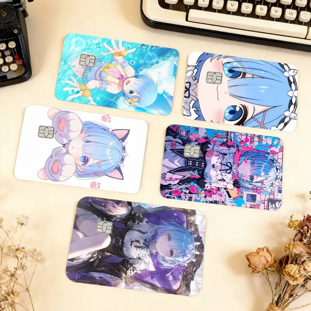 

Re Zero R-Rem Waterproof Film Skin Cover Credit Card Stickers Debit Front Bank Bus Pass
