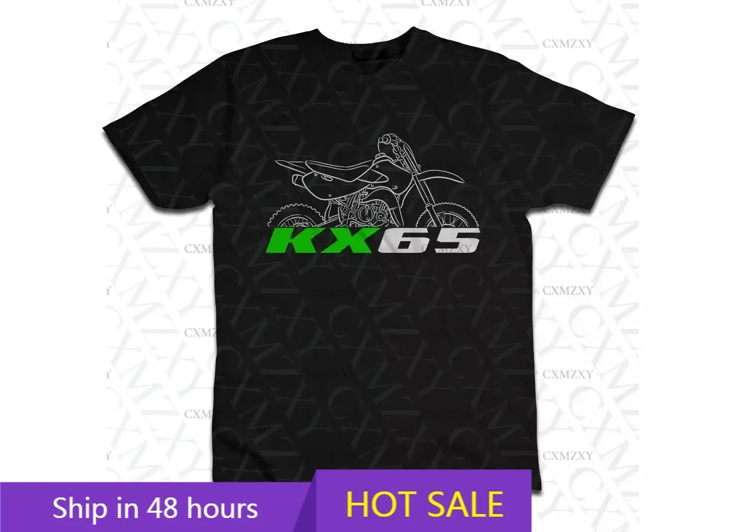 

2025 Men T Shirt Casual for new KX65 2000-2025 Fans - Motorcycle T-Shirt Graphic Summer Short Sleeves 100% Cotton S-3XL