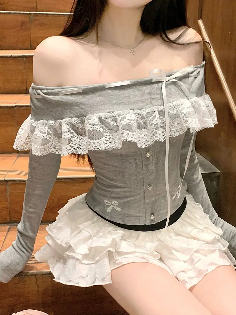 

Свитера Джемперы Пуловеры Женская хлопковая одежда Женский макет из двух предметов BF Y2K Деловая встреча Профессиональный Современный простой спорт