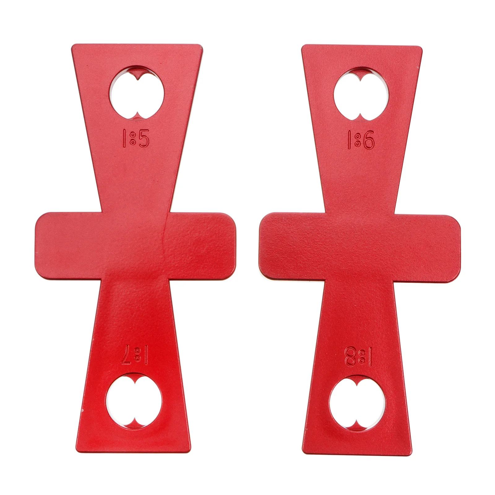 

2 Pcs Dovetail Scribe Precision Woodworking Marking Punch Locator Tool ABS Material Softwood Hardwood Gauge Scale Ruler
