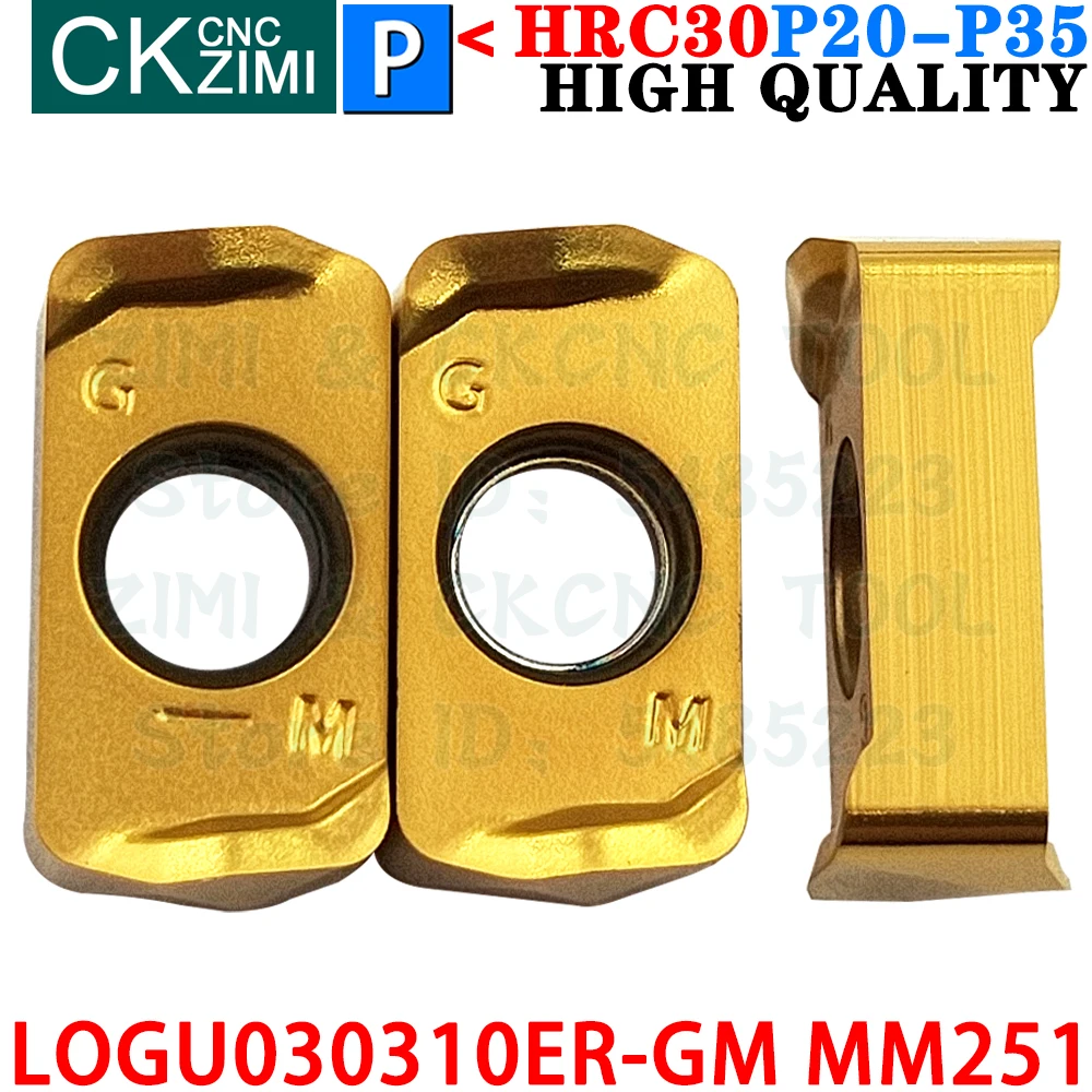 LOGU030310ER-GM MM251 LOGU 030310 ER GM MM251 LOGU030310 ER GM كربيد إدراج تغذية سريعة طحن إدراج التصنيع باستخدام الحاسب الآلي المعادن آلة طحن مخرطة أداة ل LNMU LNMU0303 LOGU0303 ER GM LNMU03R