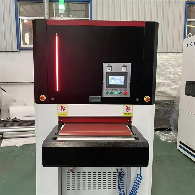 Durable Belt Sander Machine for Metal 630mm Wide Belt Industrial Polishing Deburring Equipment