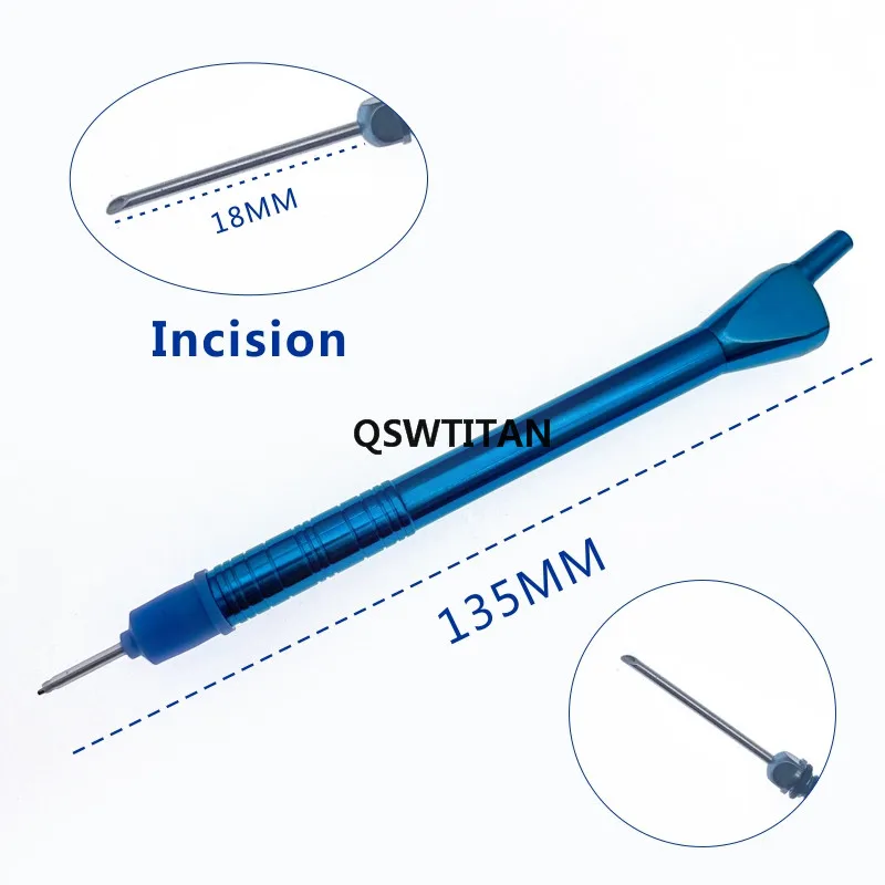 Titanium Ultra Microemulsion Sucking Handle uitrasonic injection handle Microscopic Ophthalmic Instruments