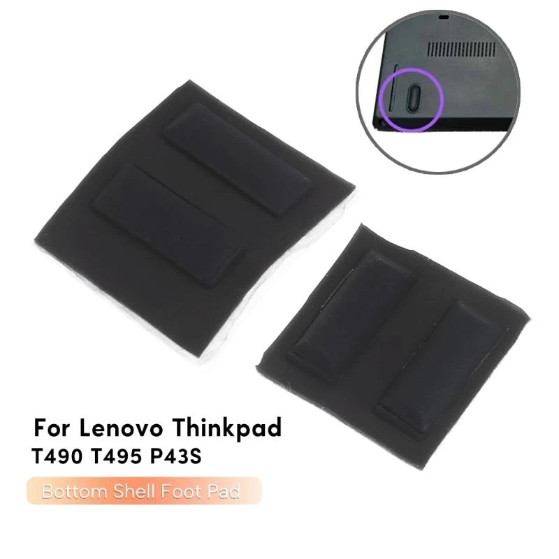 4x Bottom Rubber Feet Foot Cover Laptop Feet Bottom Case For Thinkpad T490 T495