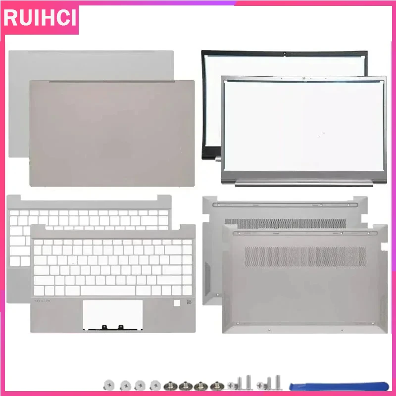For Pavilion 13-BB TPN-Q243 G7F New Laptop LCD Back Cover Front Bezel Palmrest Top Backlight Keyboard Bottom Case