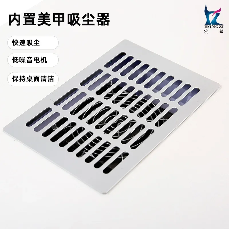 Built-in fan with drawer universal wheel movable manicure table