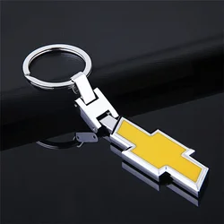 Car Key Ring Key Chain for Chevrolet Logo Cruze Aveo Malibu Captiva Lacetti Niva Camaro Sail Cavalier Silverado Key Accessories