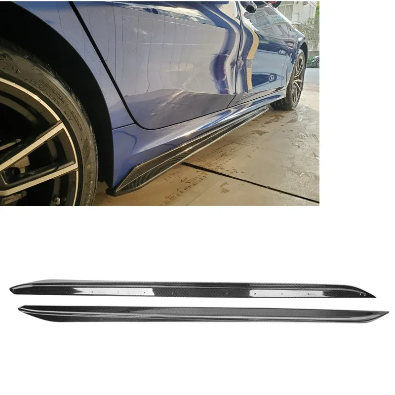 Carbon Fiber Rear MP style Side Skirts  For BMW New 3 Series Sports 2019 2020 2021 2022 MP Style G20 G28 Rear Side Skirts