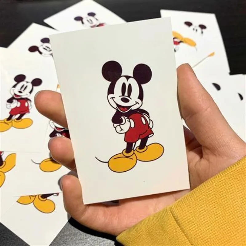 Disney Mickey Mouse Tattoo Stickers Cartoon Waterproof Fake Tattoos Anime Art Cute Arm Temporary Decoration Toys Fashion Tattoo