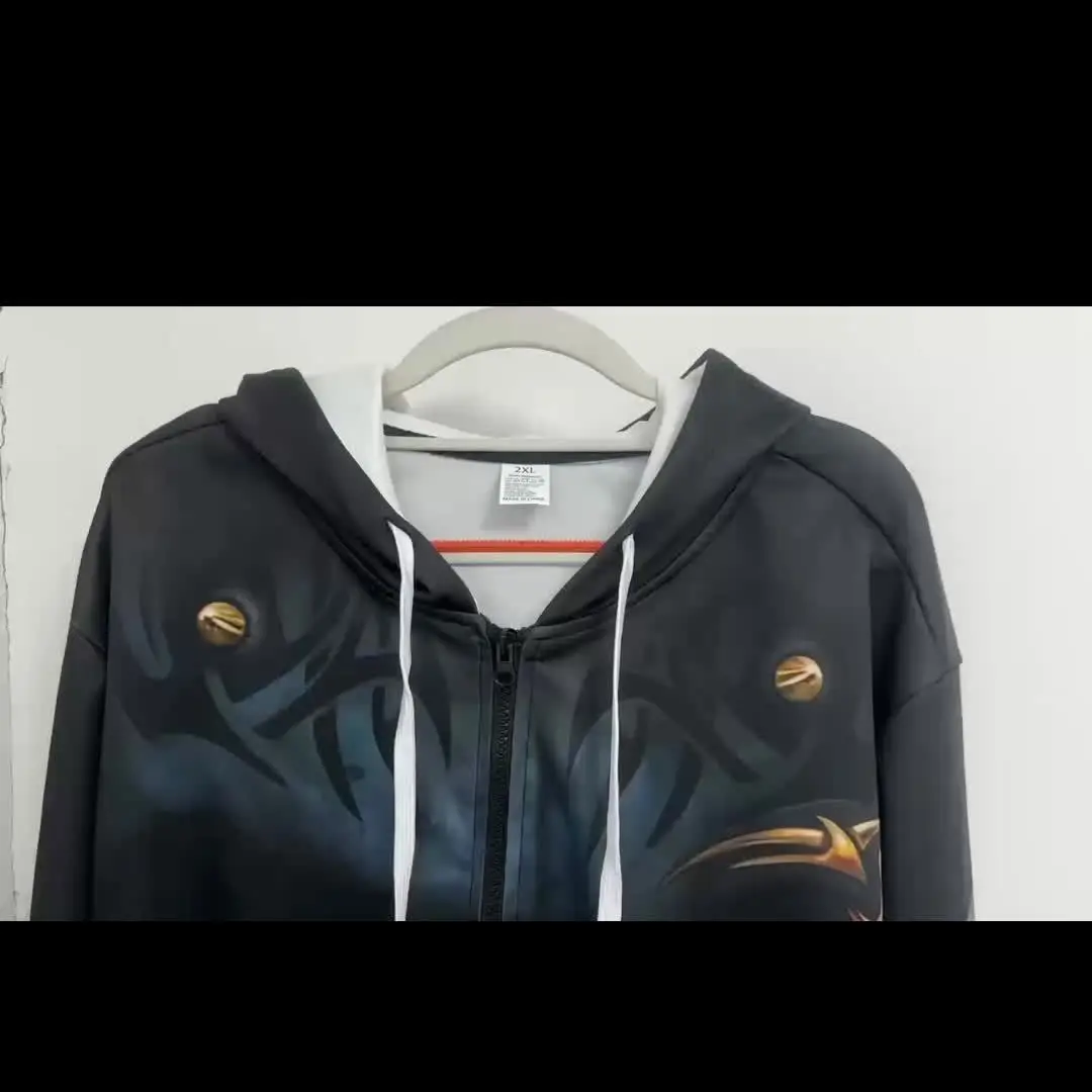 Sudaderas con capucha para hombre de talla grande - Sudadera con capucha con estampado de calavera 3D y bolsillo con cremallera, ajuste regular, sudadera con cuello con capucha con estampado completo - 1 pieza, Po