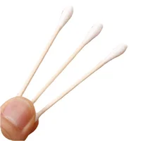 100/500/1000/2000 pièces Double tête femmes maquillage coton-tige pointe coton-tige pour bâtons de bois nez oreilles nettoyage outils de soins de santé 6