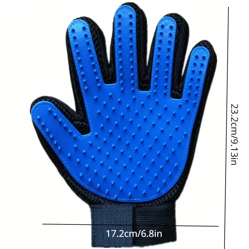 Pet Grooming Glove For Cats Brush Comb Cat Hackle Pet Deshedding Brush Glove For Animal Dog Pet Hair Gloves For Dog Grooming image 6
