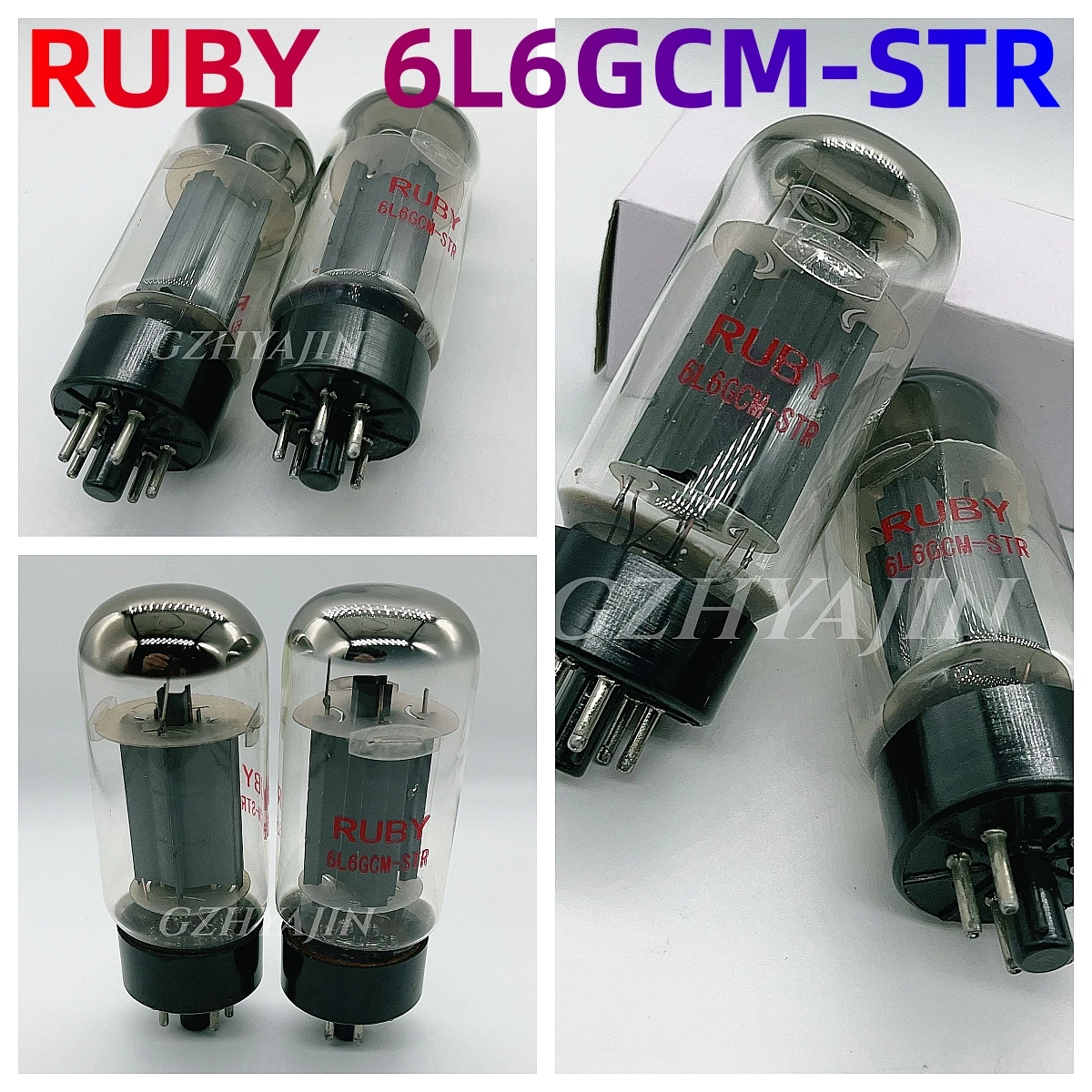 New RUBY 6L6GCM electronic tube STR generation 6L6G 5881 EL34BHT 6CA7 provides pairing