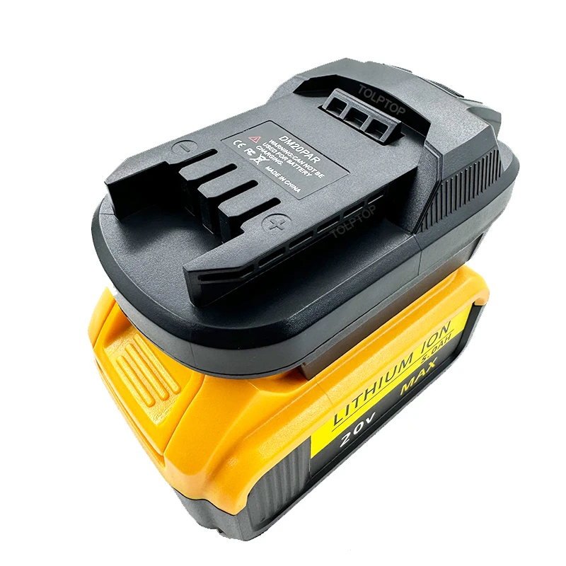 Convertidor de adaptador de batería de litio, herramienta eléctrica para Dewalt, Milwaukee, 18V, 20V, Parkside