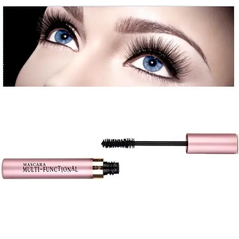 InjFiber-Mascara 4D waterproof pour les cils, rimmel, extension, noir, optique, allongement des cils, cosmétiques