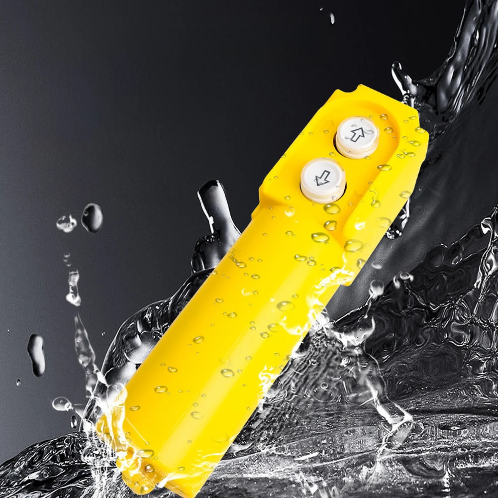COB-61DR Electric Hoist Control Switch Up Down Button With 30UF Capacitor For Crane Traction IP55 Dustproof Yellow