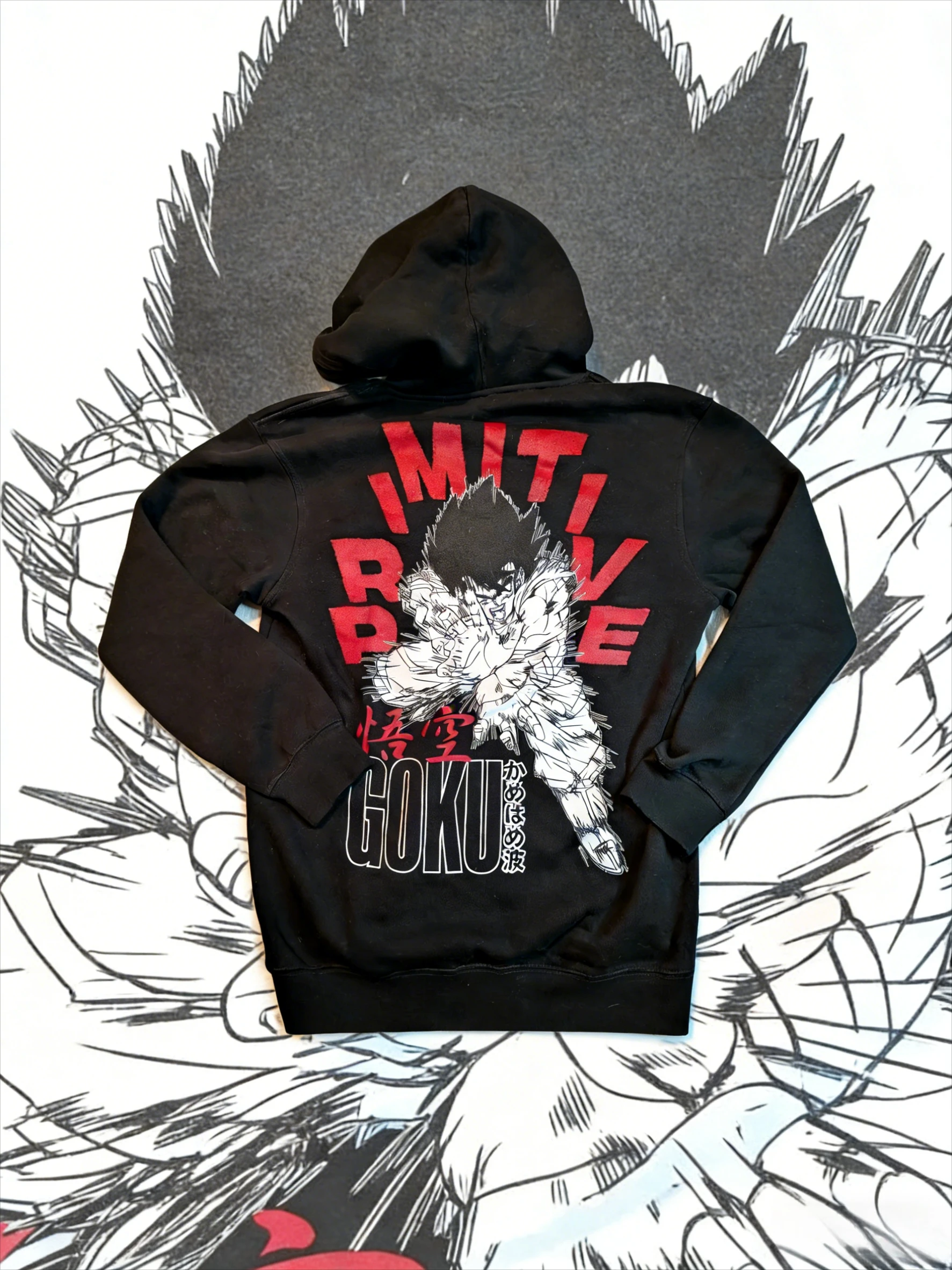 

Худи-толстовка из высококачественного хлопка «Драгон Болл» в стиле ретро, осень-зима 2026, с принтом Гоку и Камехамеха, доступны унисекс и детские размеры