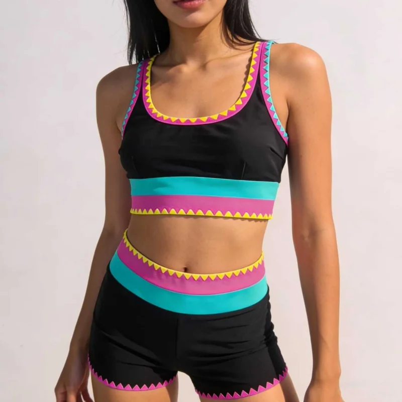

2026New two-piece separate swimsuit for women, slimming style, suitable for vacation and beach swimming, in stock