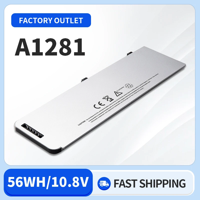 Somi-Batería de ordenador portátil A1281 para Apple MacBook Pro, 15 ", A1286 (versión 2008) MB772 MB470J/A MB772 */A MB772J/A MB471X/A