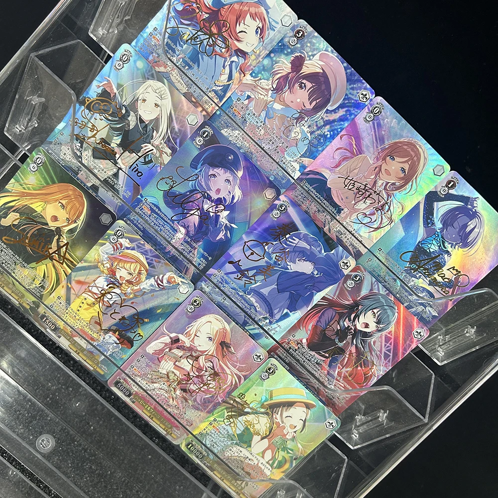 لتقوم بها بنفسك 12 قطعة/المجموعة أنيمي لعبة مدرسة المعبود ماستر Hanami Ume Gim/W124-037Sp SP Gim/W124-068SP SP فلاش احباط بطاقة دمى هدايا