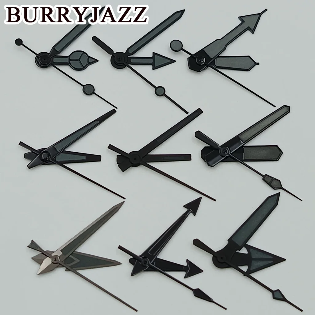 Assorted Styles Watch Hands Set C3 Green Luminous Black Gray Fit NH34 NH35 NH36 NH38 NH70 NH72 Movement Watch Replacement Parts