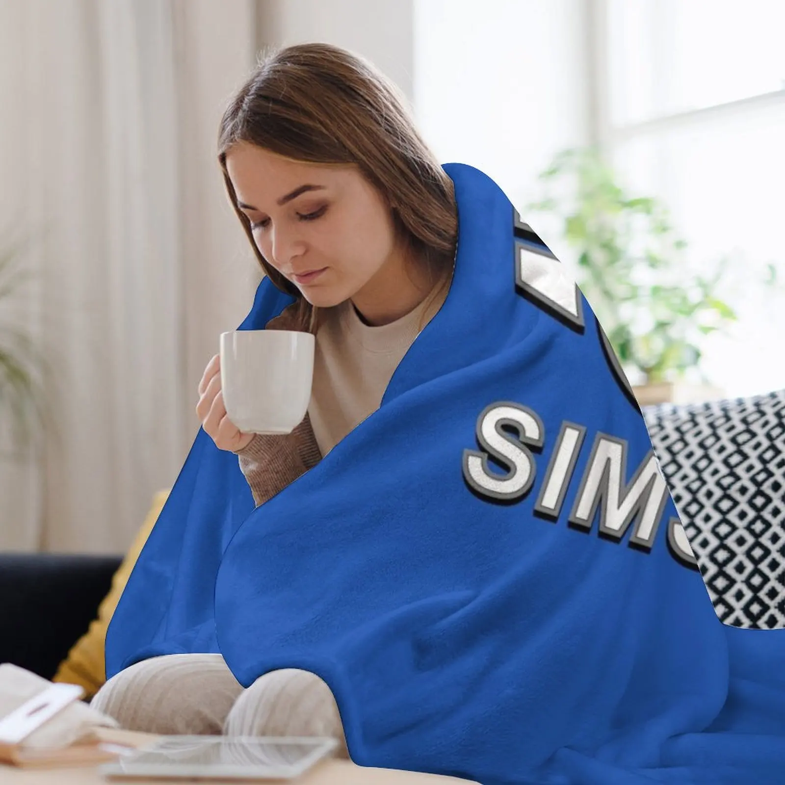 Simson Logo 3D Spezial (أبيض) رمي بطانية السفر الفانيلا الدافئة هدايا عيد الميلاد البطانيات