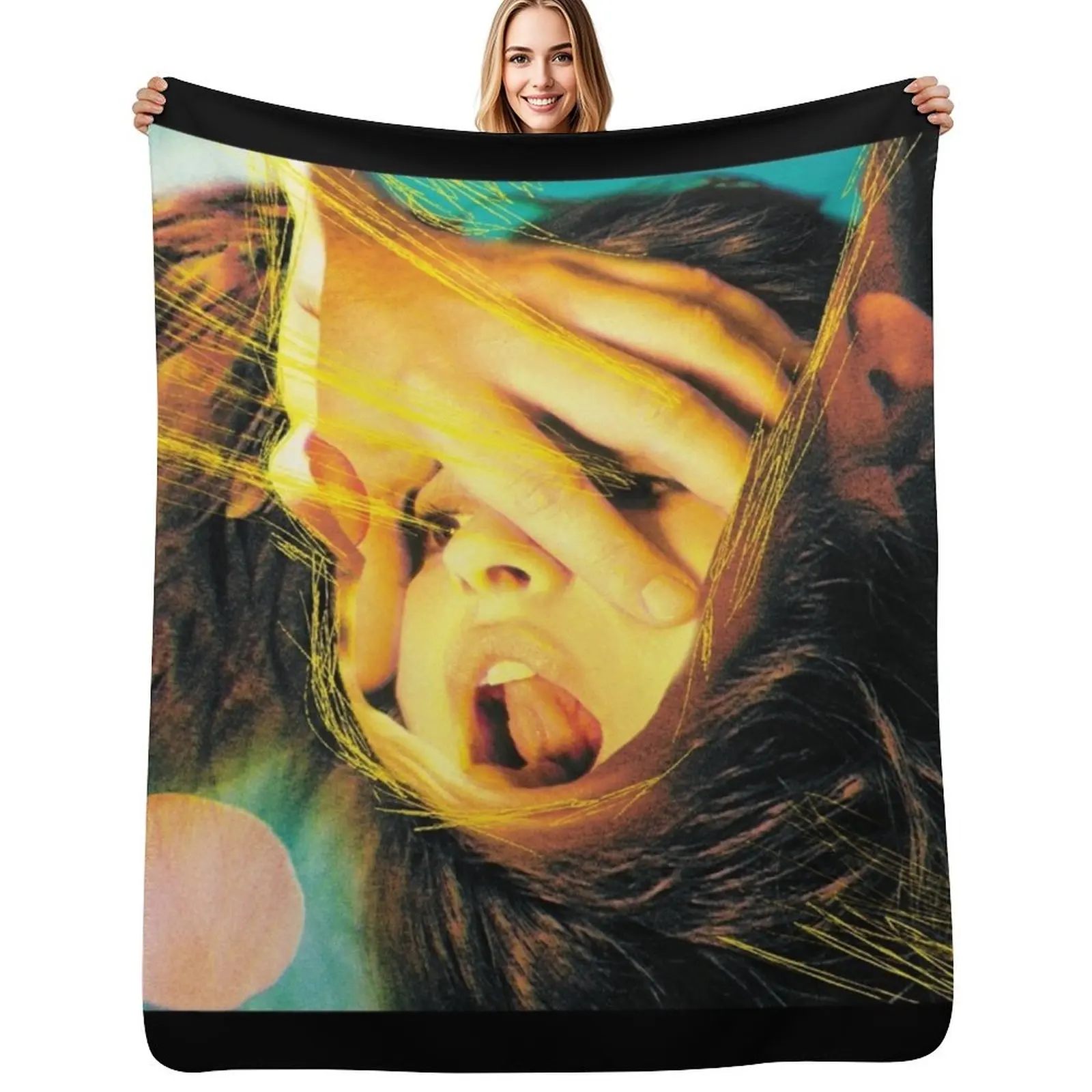 Embryonic Throw Blanket Durable Warm Blanket for Daily Home Use