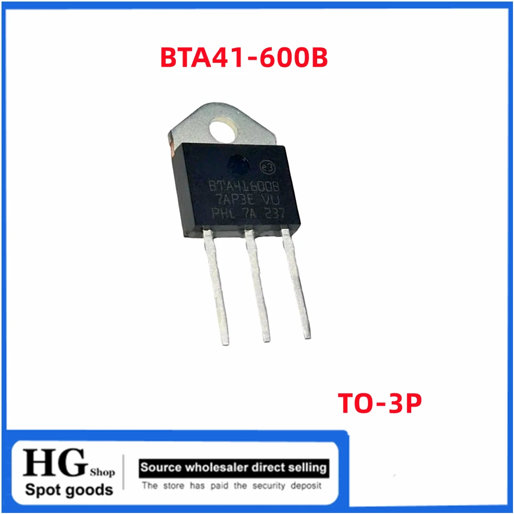 5PCS/Lot  BTA41-600B BTA41-700B BTA41-800B BTA41-1200B 600V 700V 800V 1200V 40A TO-3P high-power bidirectional thyristor