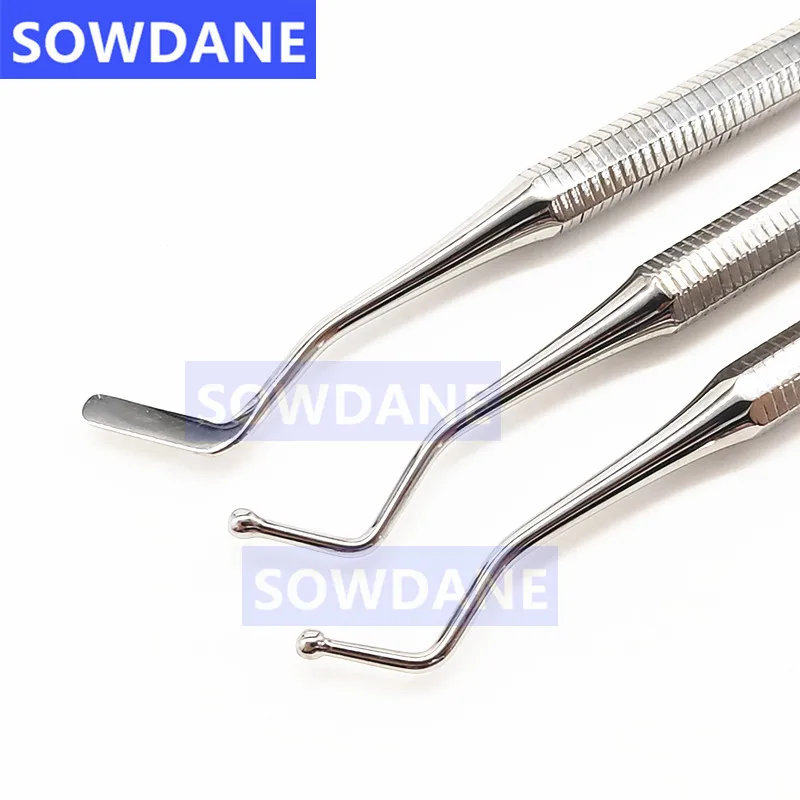 Dental Composite Filling Tool Resin Composite Spatula Plastic Double Ends Ball Tips Composite Mixing Tool