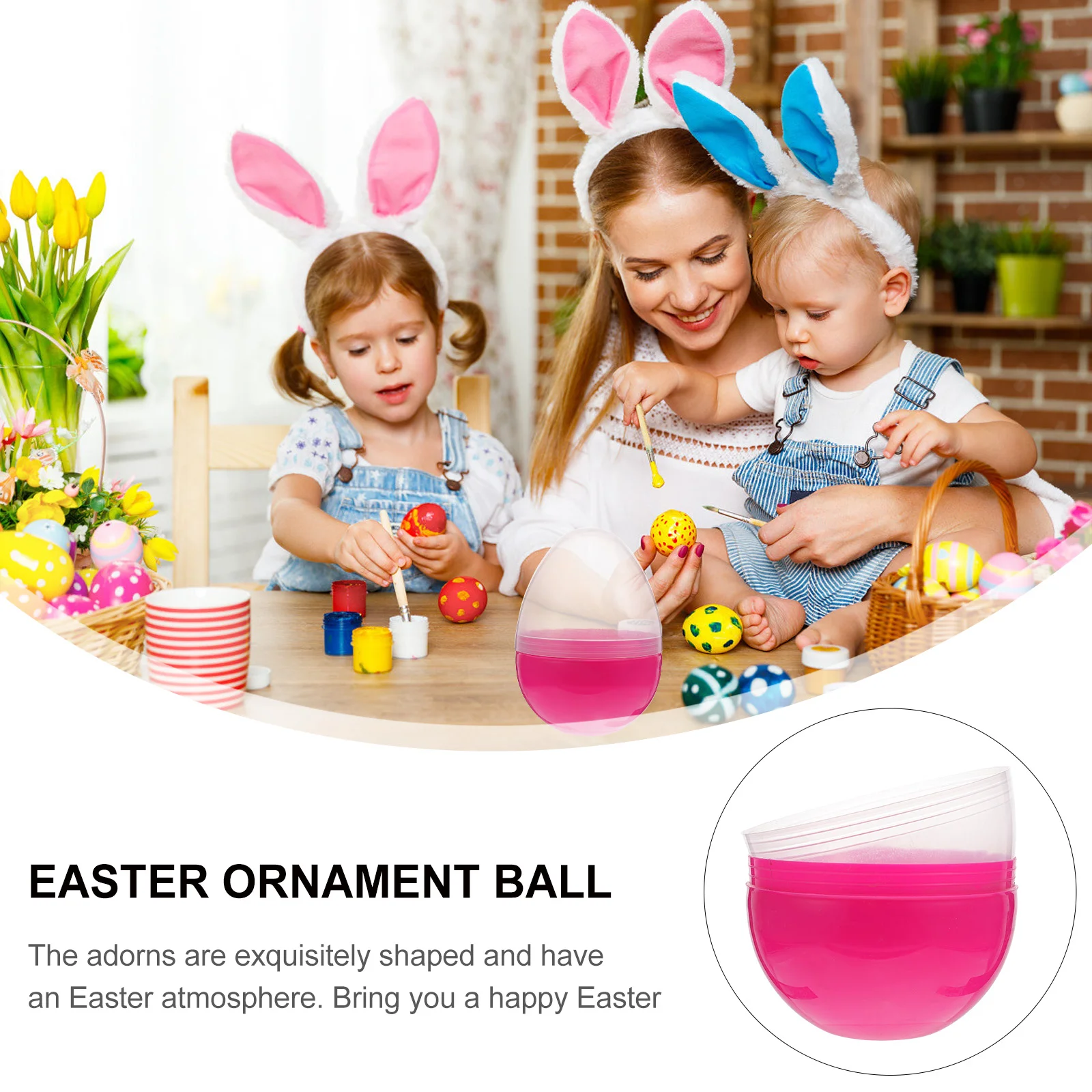 Jumbo Easter Egg Fillable Plastic Easter Egg Giant Easter Egg Egg Shaped Container Easter Basket Stuffers Easter Hunt