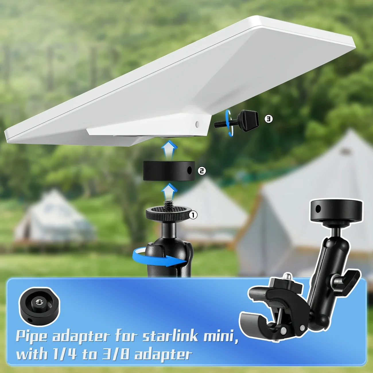 starlink-bracket-adjustable-360°-rotation-grip-bracket-for-starlink-mini-accessory-windproof-outdoor-satellite-antenna-bracket