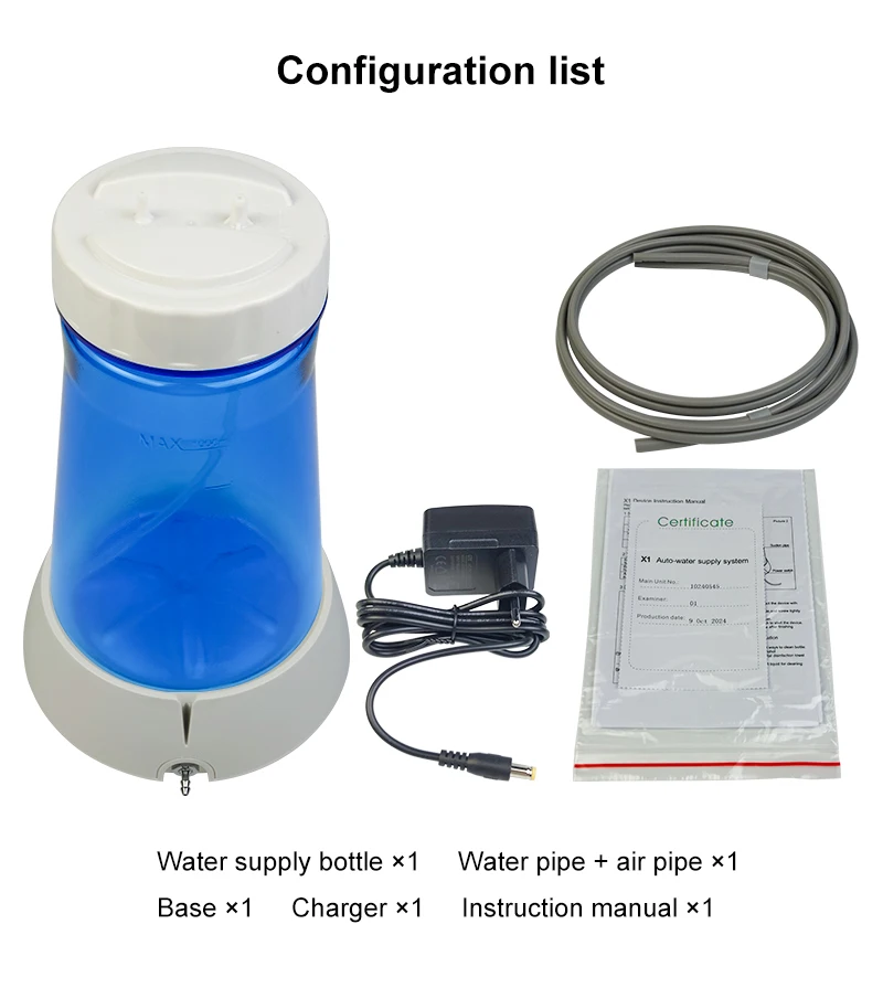 VVDental Tragbarer Ultraschall-Piezo-Scaler & X1 Auto-Wasserversorgungsflaschen-Set mit Griff und 5 Aufsätzen, passend für EMS WOODPECKER Polierer – Detail 8