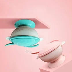 Baby Feeding Bowl Set Sucker Baby Food Feeding Tableware Plate Suction Baby Eating Bowl Spoon Kids Assist Training