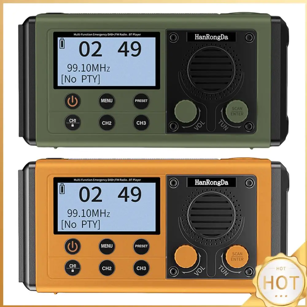 

10000mAh Outdoor Solar Radio with Speaker Solar/Hand Crank Charging W/ Flashlight SOS Alarm Headphone Jack for Outdoor Survival