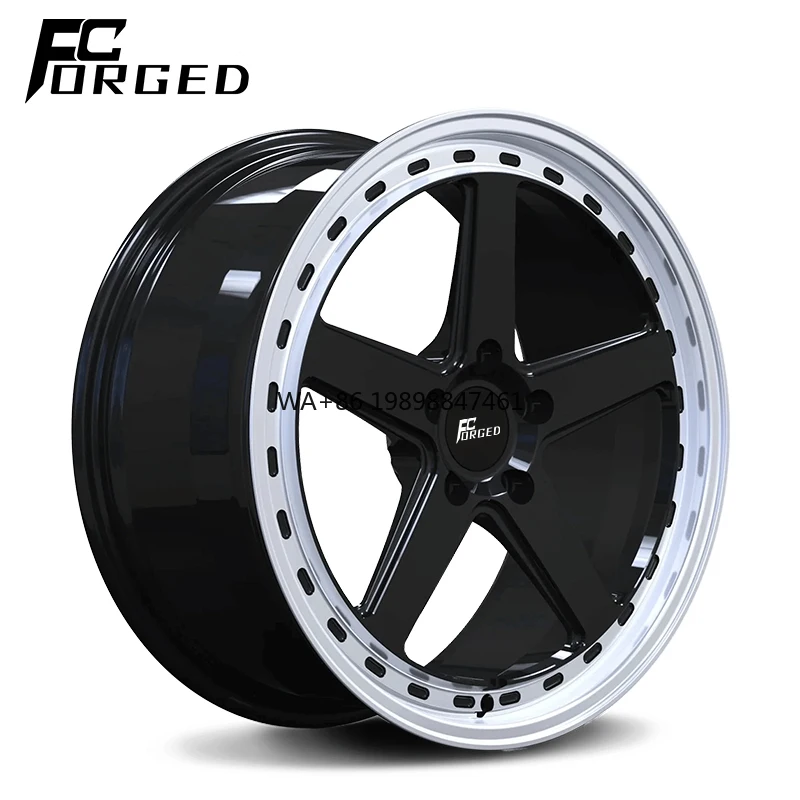 

FcForged Aluminum 6061-T6 Custom Alloy Wheels 5x108 5x112 5x114.3 5x120 5x130 Inch Car Wheels