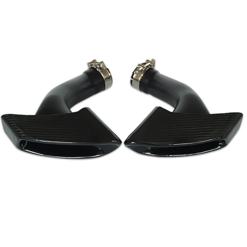 

1 пара глушителя из чистого углеродного волокна для BMW 08-14 X6 E71