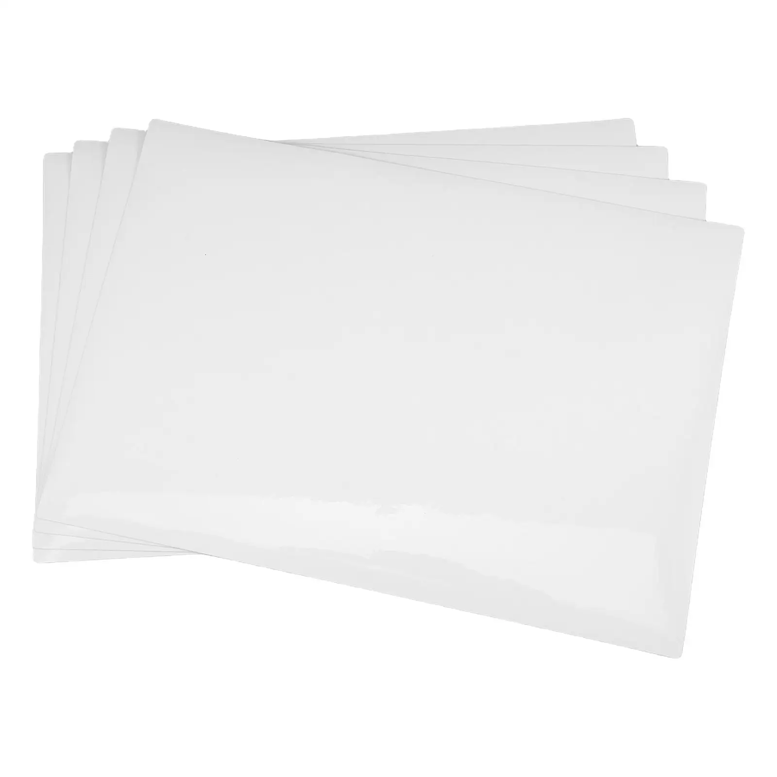 4 Pcs Whiteboard Stickers Dry Erase Labels Small Boards Household Reusable Notepad Mini Pvc