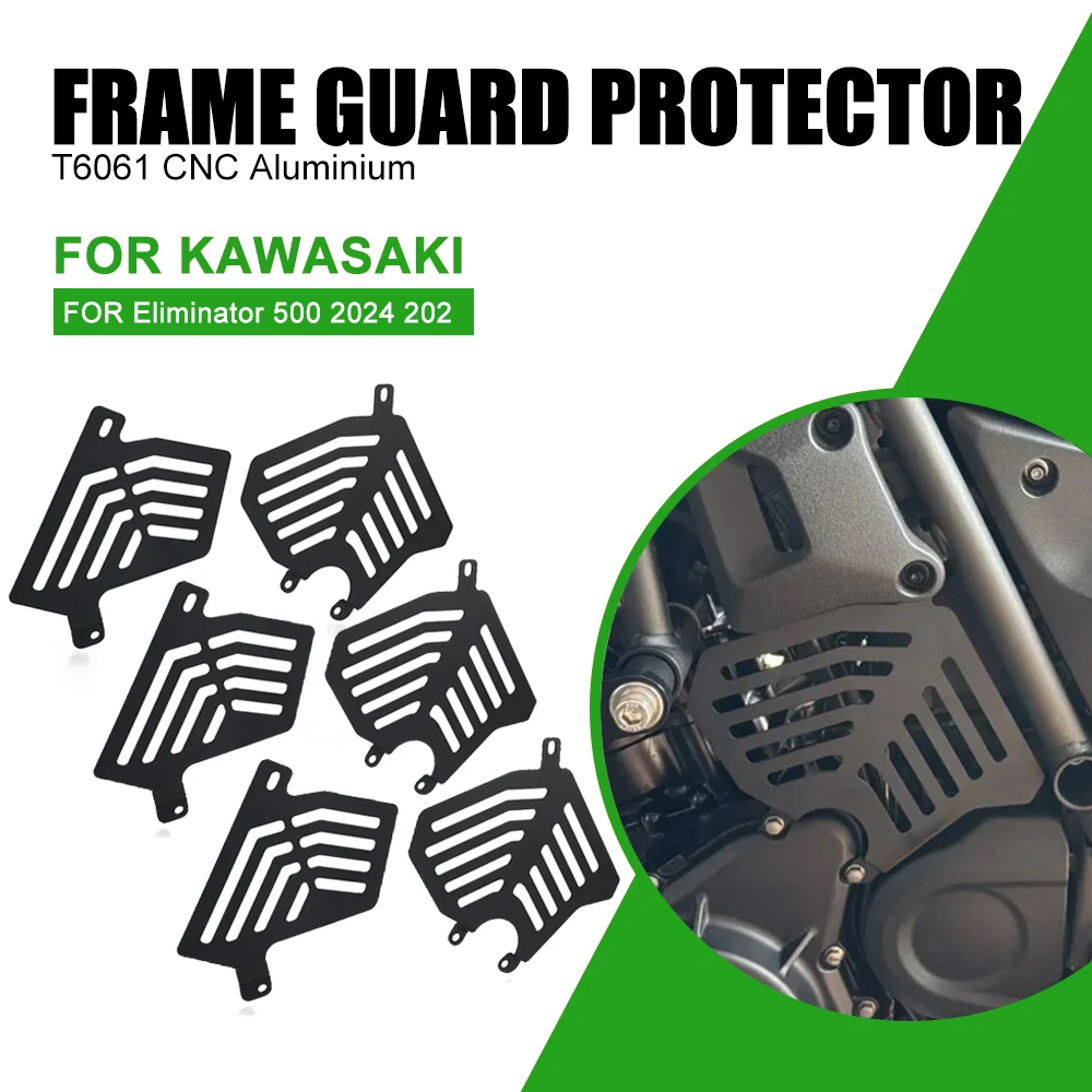 For Kawasaki Eliminator 500 Eliminator500 2024 2025 Motorcycle Aluminium Engine Cover Clutch Cover Protection Set Accessories