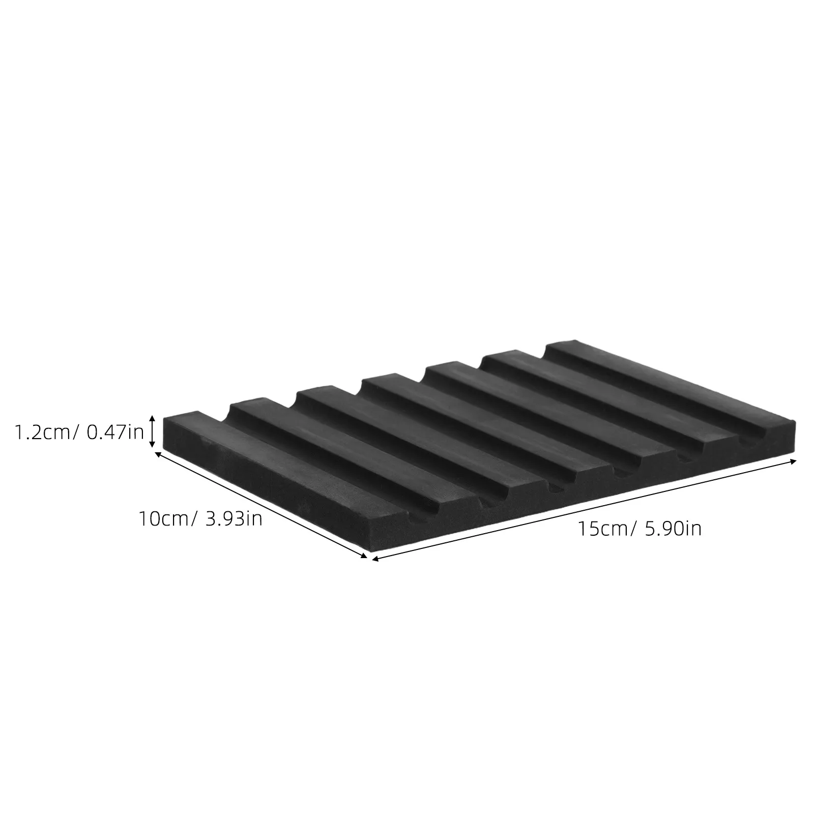 

1pc 6-Slot Silicone Pen Heat Press Mat, Heat-Resistant Sublimation Pen Holder for 3mm High Temp Silicone Pad, Printing Accessory