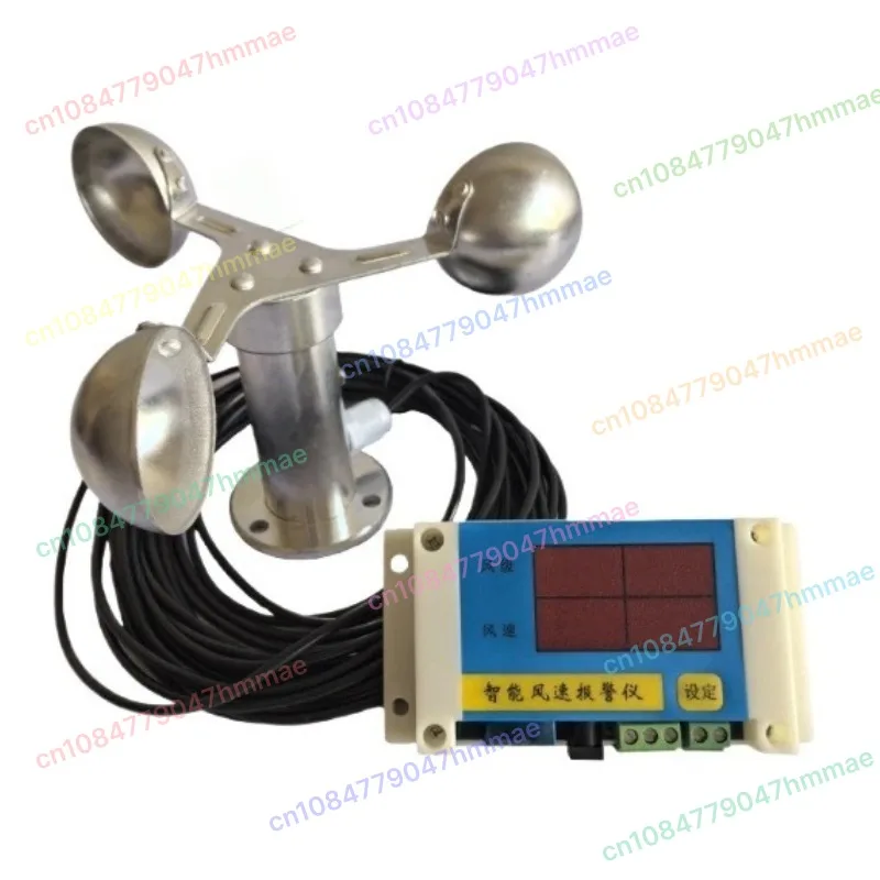 

Tower Crane Anemometer with Wind Speed Alarm Aluminum Alloy for Construction Safety Monitoring