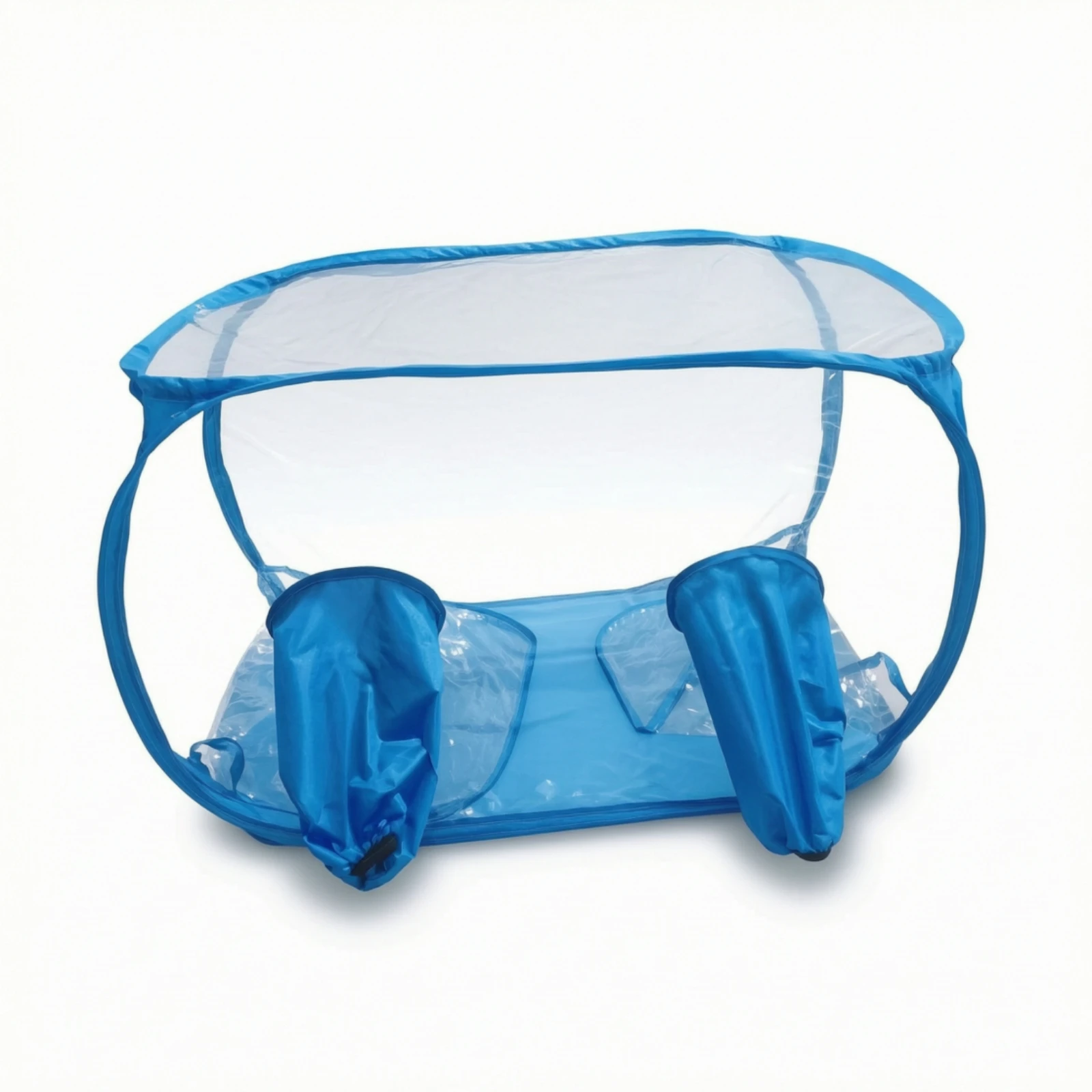 Still Air Chamber with Glove Ports Indoor Grow Tent with Arm Holes Fungi Grow Box Portable Work Station Clear - view 6