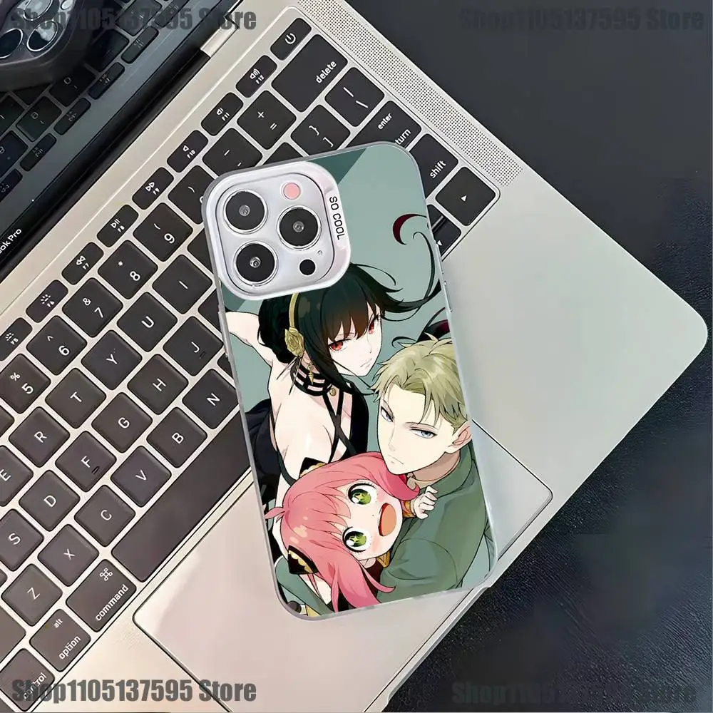 Funda de teléfono Spy X Family Bond Yor Anya para iPhone 17,16,15,14,13,12,11,Pro,XS,Max,Plus,Mini,SE4,E, funda blanca mate a prueba de golpes