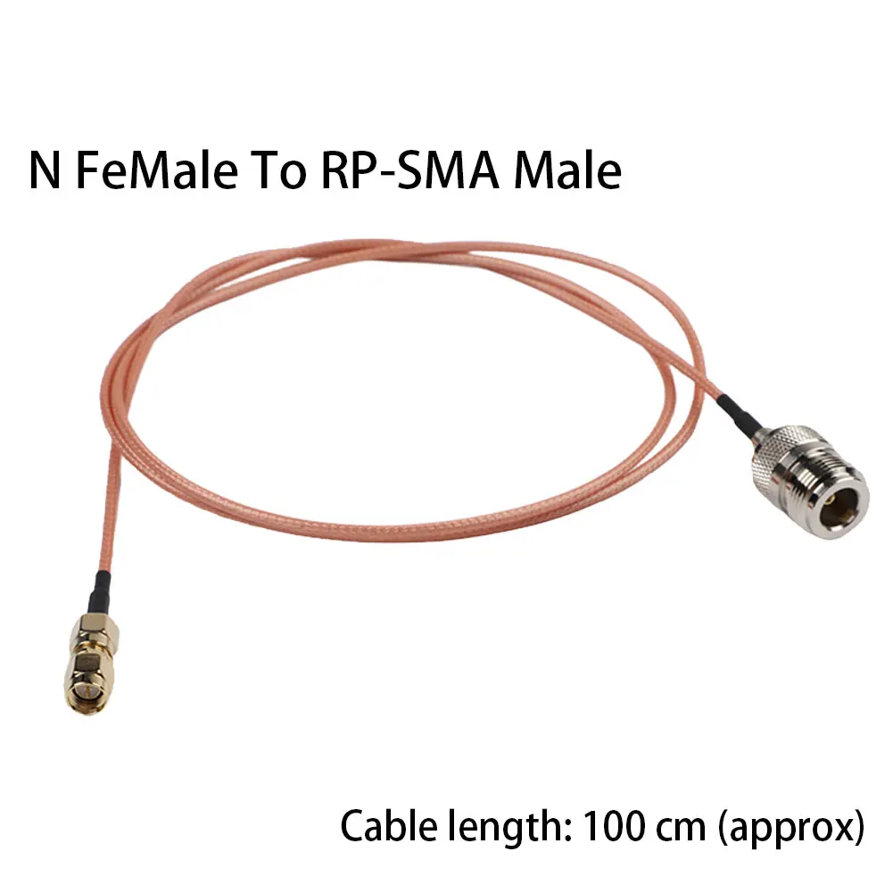 RG316 for coax Cable for pass Pigtail Cable SENSE THROUGH HELIUM 100 Cm 50 Ohm FeMale To RP-SMA for male Lightweight for miner
