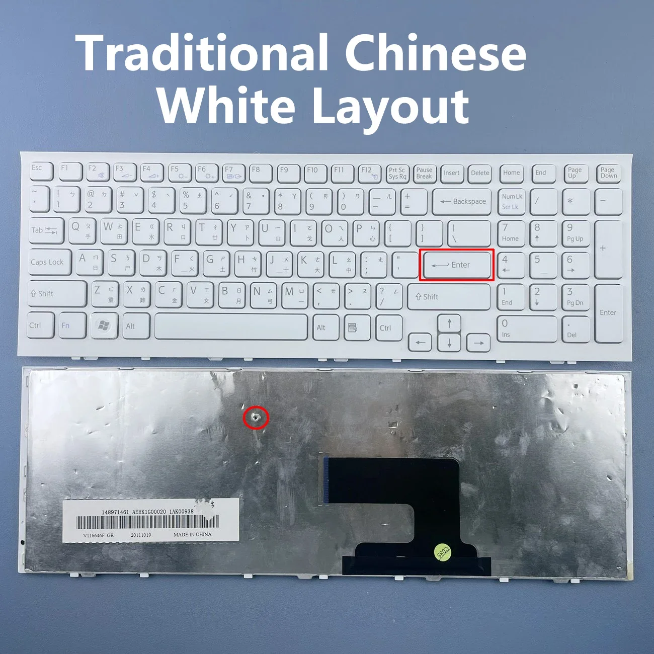 Traditional Chinese Keyboard For SONY For VAIO VPC-EH VPCEH VPCEH18FW VPCEH28FW VPCEH38FW 9Z.N5CSQ.202 148970821 AEHK1800110