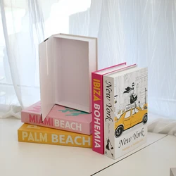 Luxury Fake Books For Decoration Living Room Decorative Book Coffee Table Bedroom Bookends Shooting Props Room Storage Box Decor