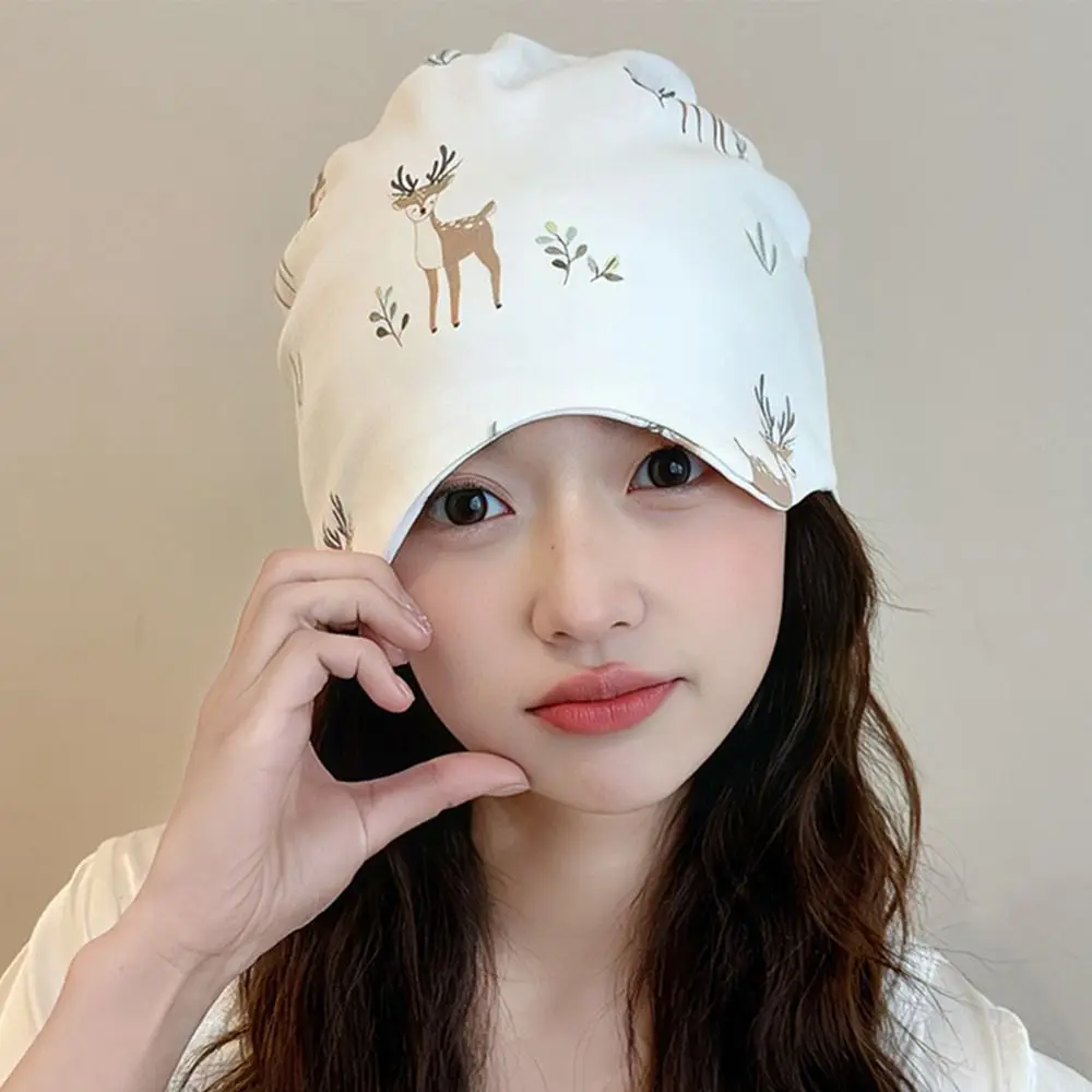 

Breathable Postpartum Confinement Hat Eye Mask Dual-purpose Maternal Headscarf Soft Windproof Women's Sleep Cap Maternal Care