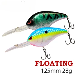 GREENSPIDER Crankbait 125mm 28.5g Floating Fishing Lure Crank Baits Hard Lures For Bass Pike Fishing Freshwater