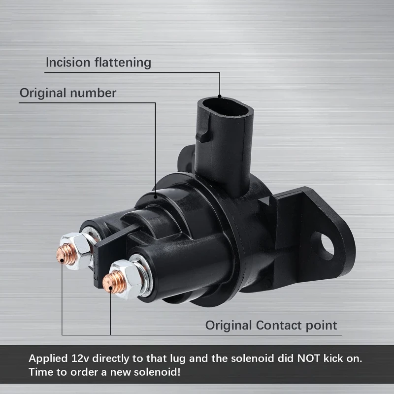 Starter Solenoid Weather Resistant Solenoid for SeaDoo 3D